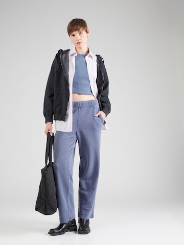 Monki - Loosefit Pantalón 'Fergie' en azul