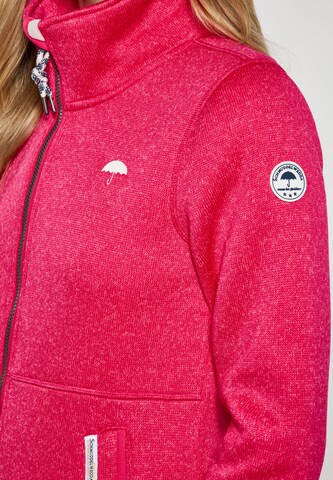 Schmuddelwedda Fleece jas in Roze