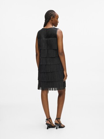 Karl Lagerfeld Koktejl obleka | črna barva