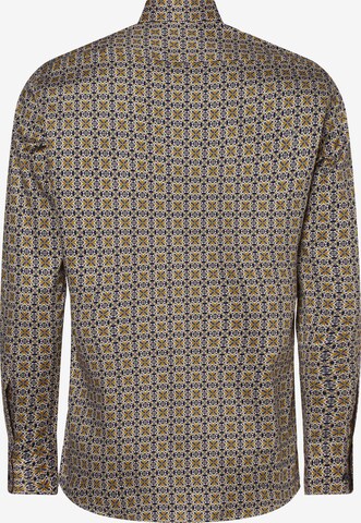 ETERNA Regular fit Button Up Shirt in Yellow