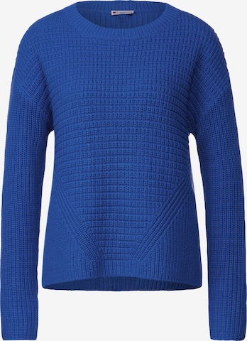 STREET ONE Sweater in Blue: front