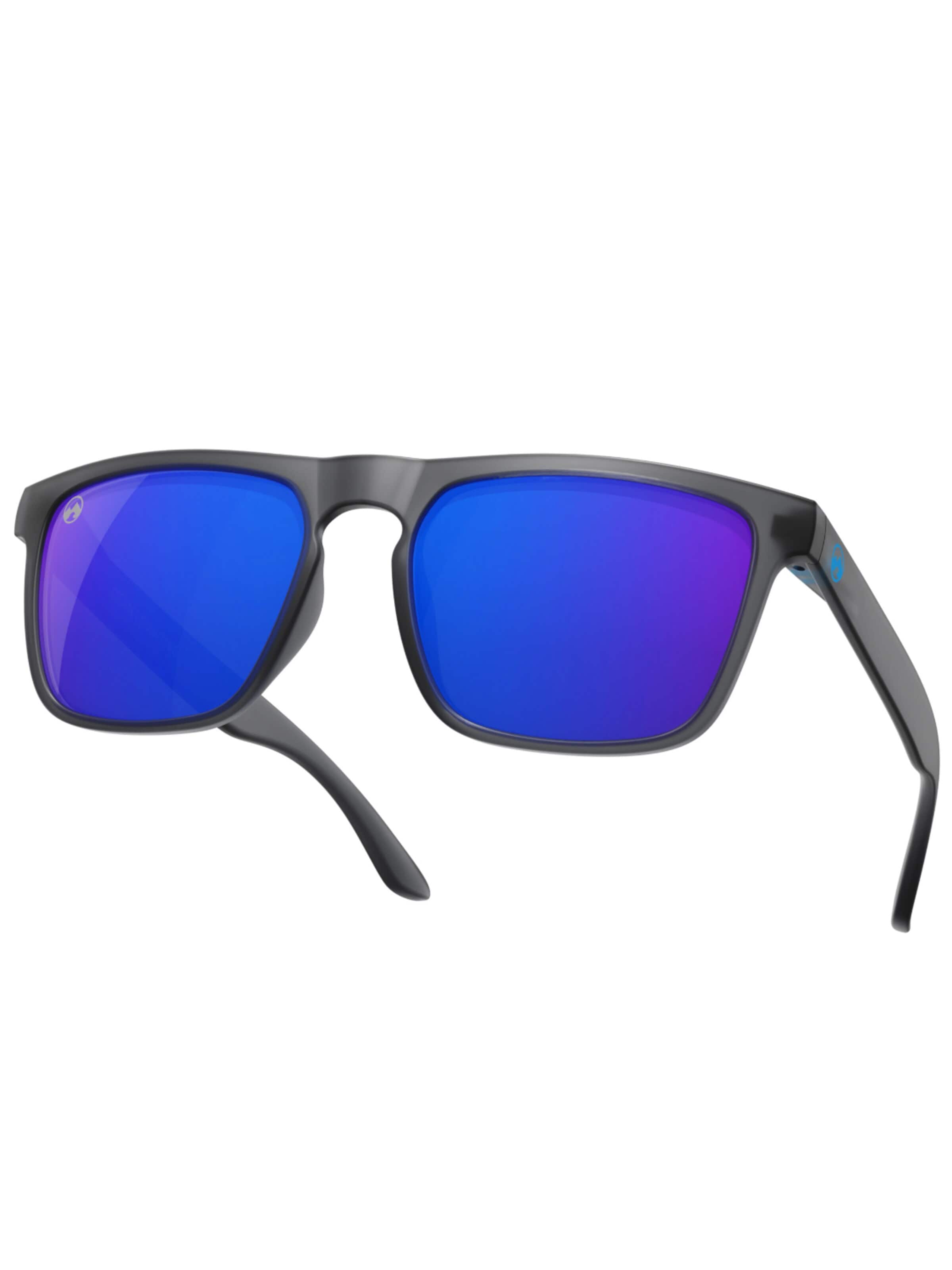 Lunettes de soleil sport 'MowMow Thor Sunglasses - Polarized - Men - Women - Black' Mowmow en bleu : devant