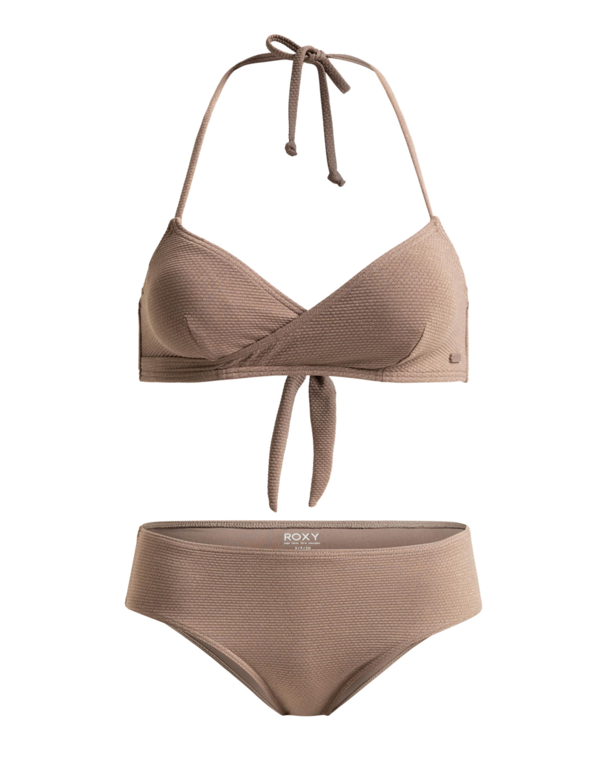 Bustier Bikini 'Lasca' ROXY en gris : devant