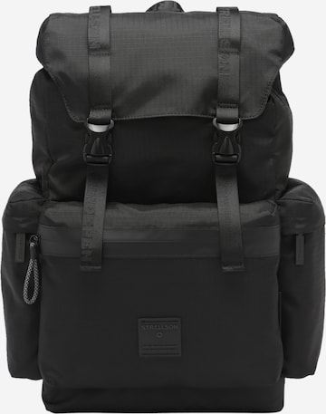 STRELLSON Backpack in Black: front