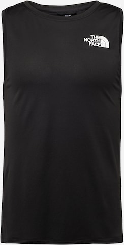 THE NORTH FACE - Camiseta funcional en negro: frente
