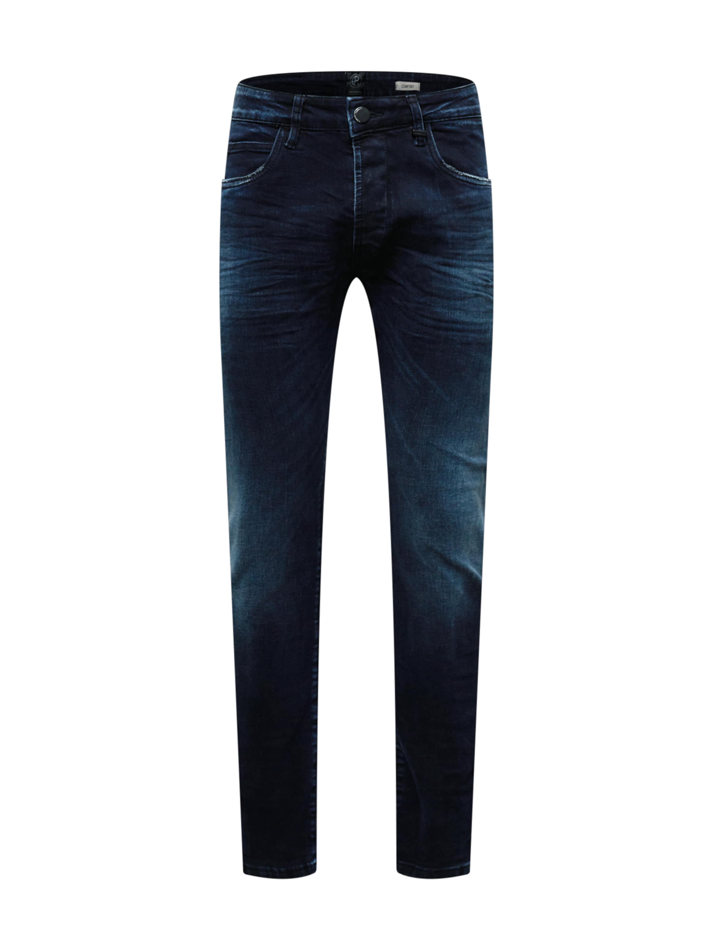 Coupe slim Jean 'Dave' Elias Rumelis en bleu : devant