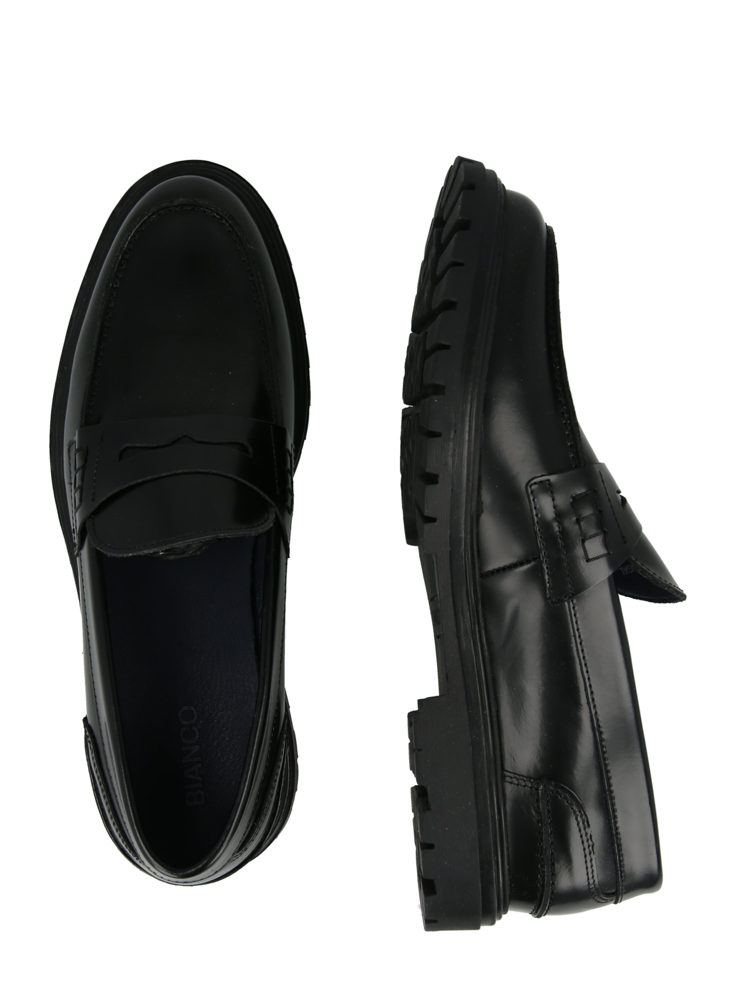 Bianco Шлепанцы 'LOUI' в Черный