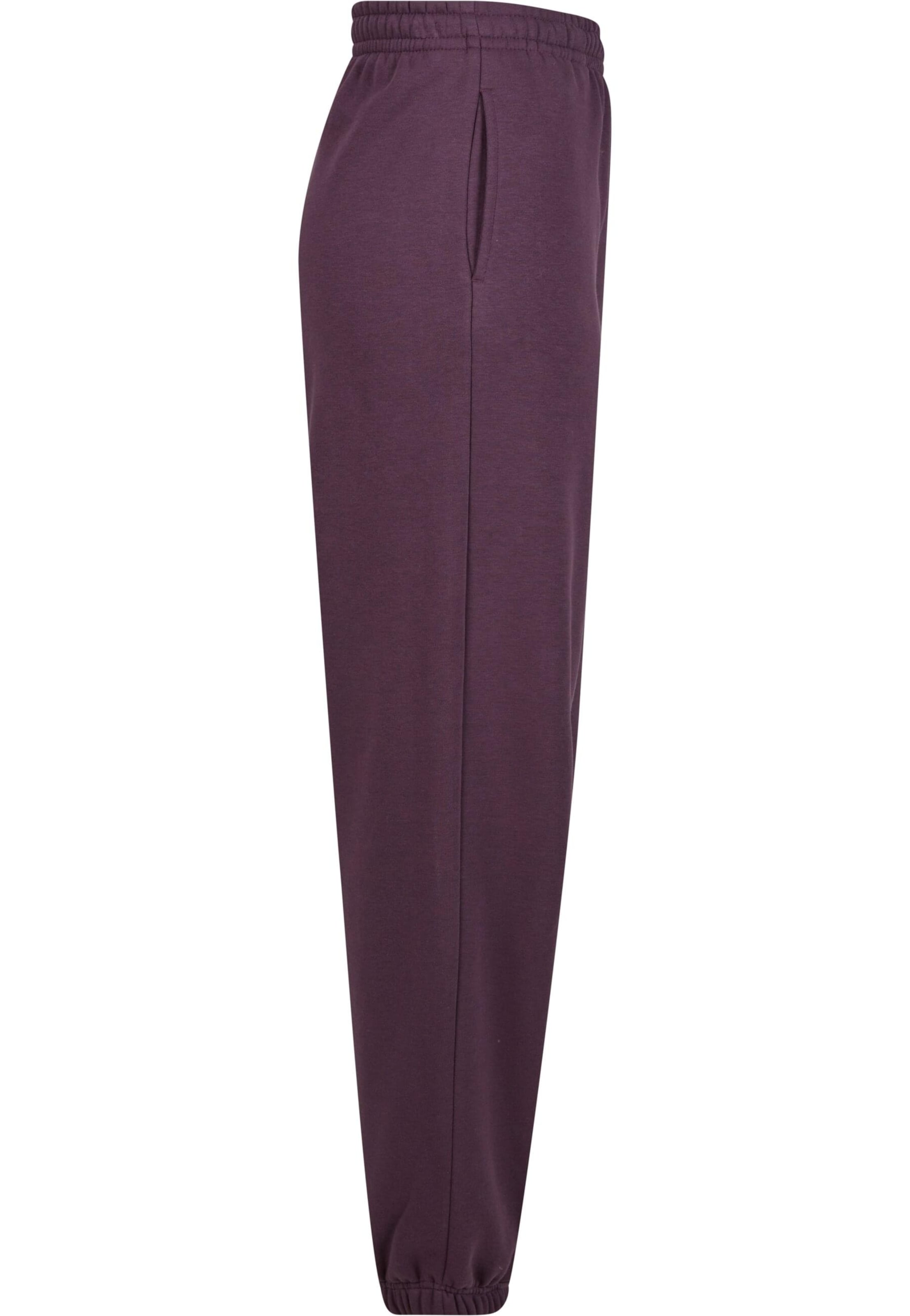 Urban Classics Tapered Trousers in Purple
