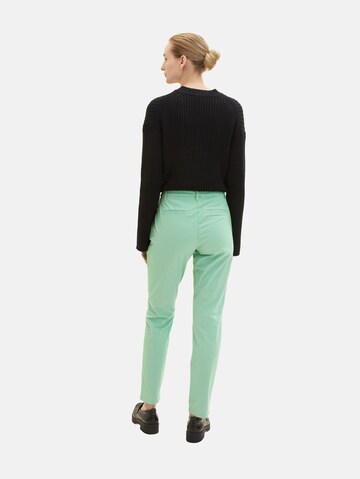 TOM TAILOR Regular Chino trousers in Green