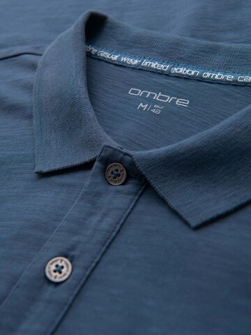 Ombre Shirt in Blauw