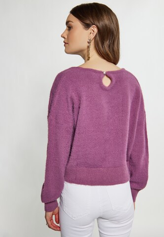 faina - Pullover em roxo