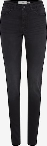 ICHI Skinny Jeans 'IHTWIGGY LULU' in Zwart: voorkant