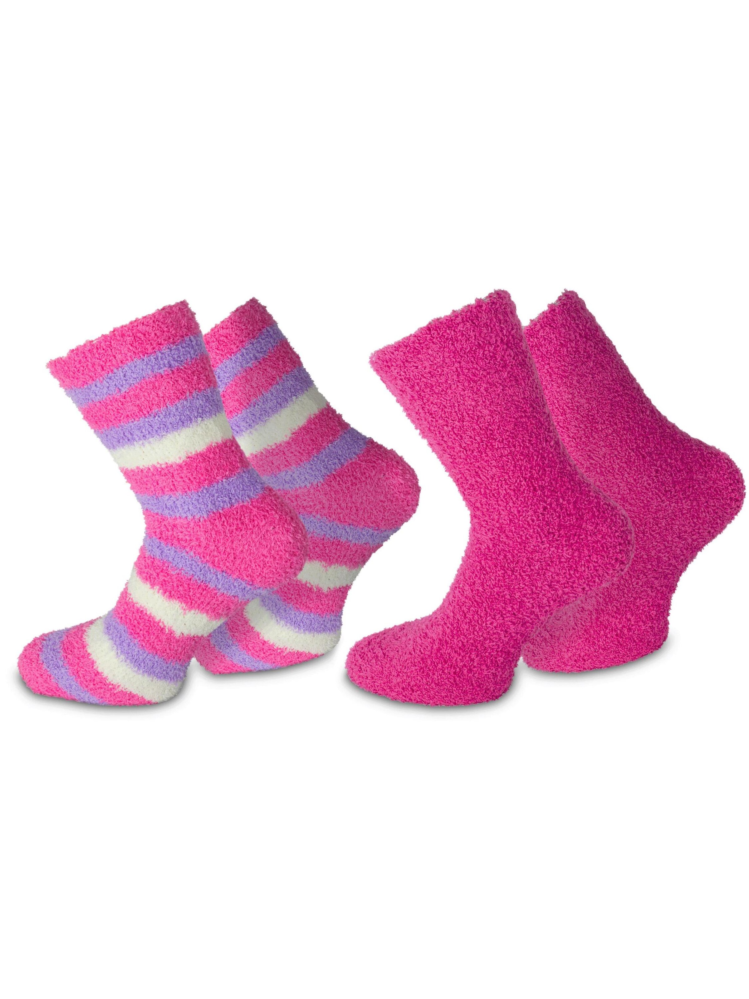 Chaussettes normani en rose : devant
