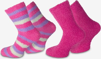 normani Socken in lila / pink / weiß, Produktansicht