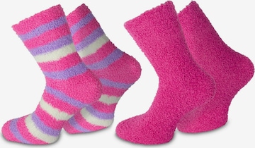 normani Socks in Pink: front