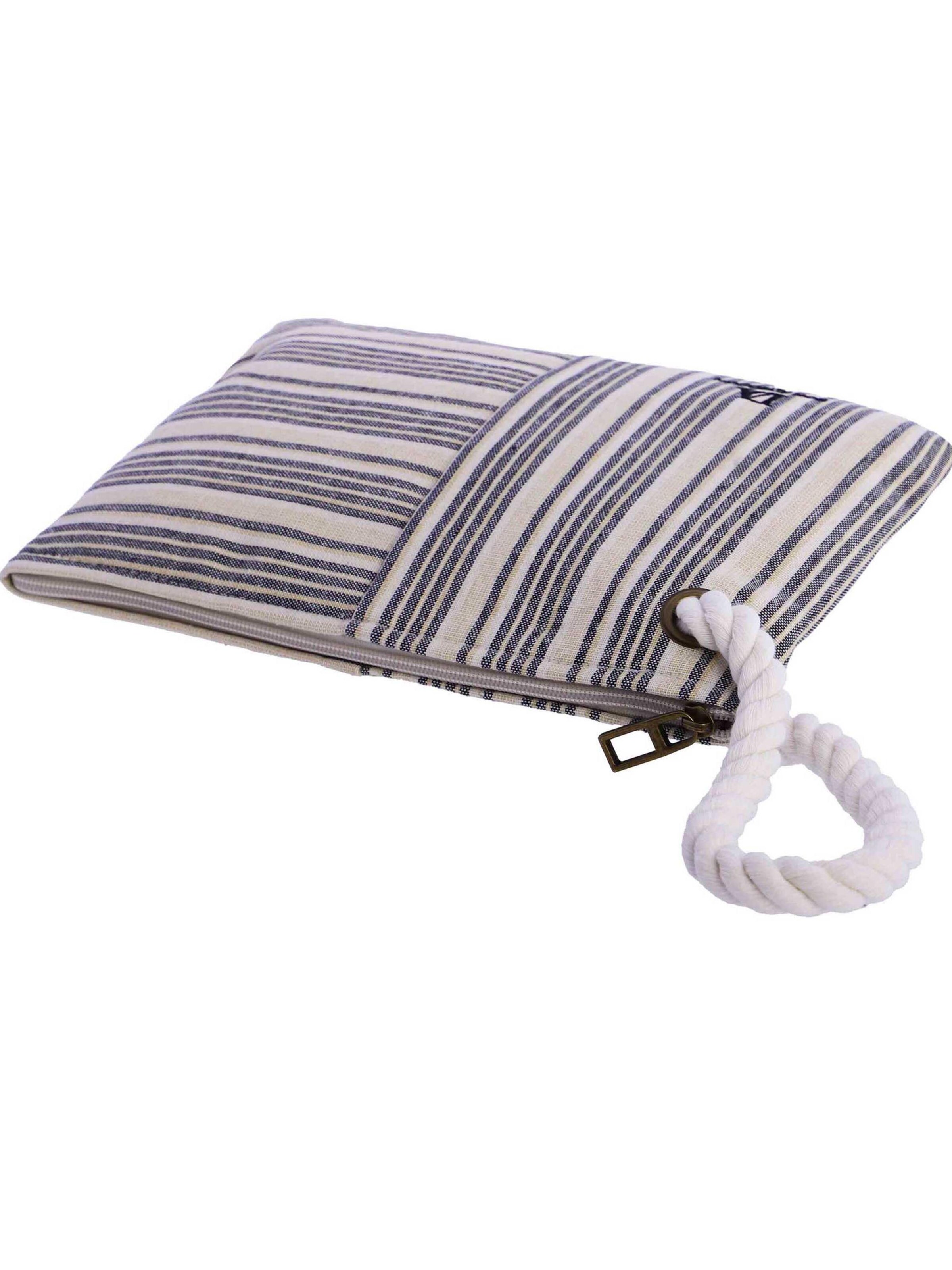 Don Algodon - Bolso de mano 'Ons de lona' en blanco