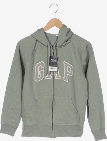 GAP Sweatshirt & Zip-Up Hoodie in S in Green: front