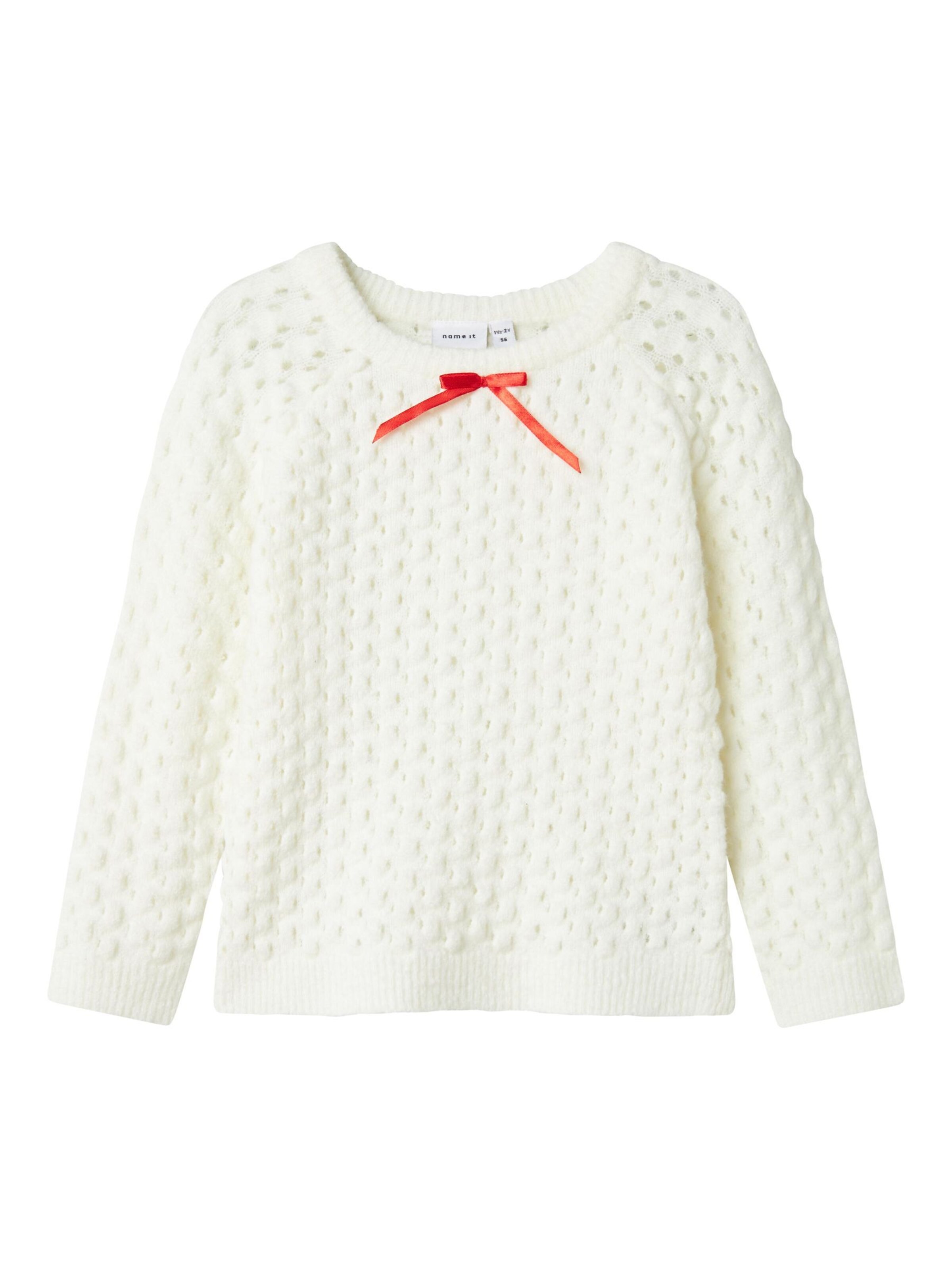 NAME IT Sweater in White: front