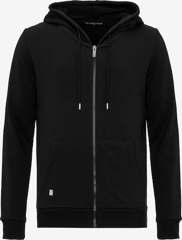 Redbridge Zip-Up Hoodie 'New Haven' in Black: front