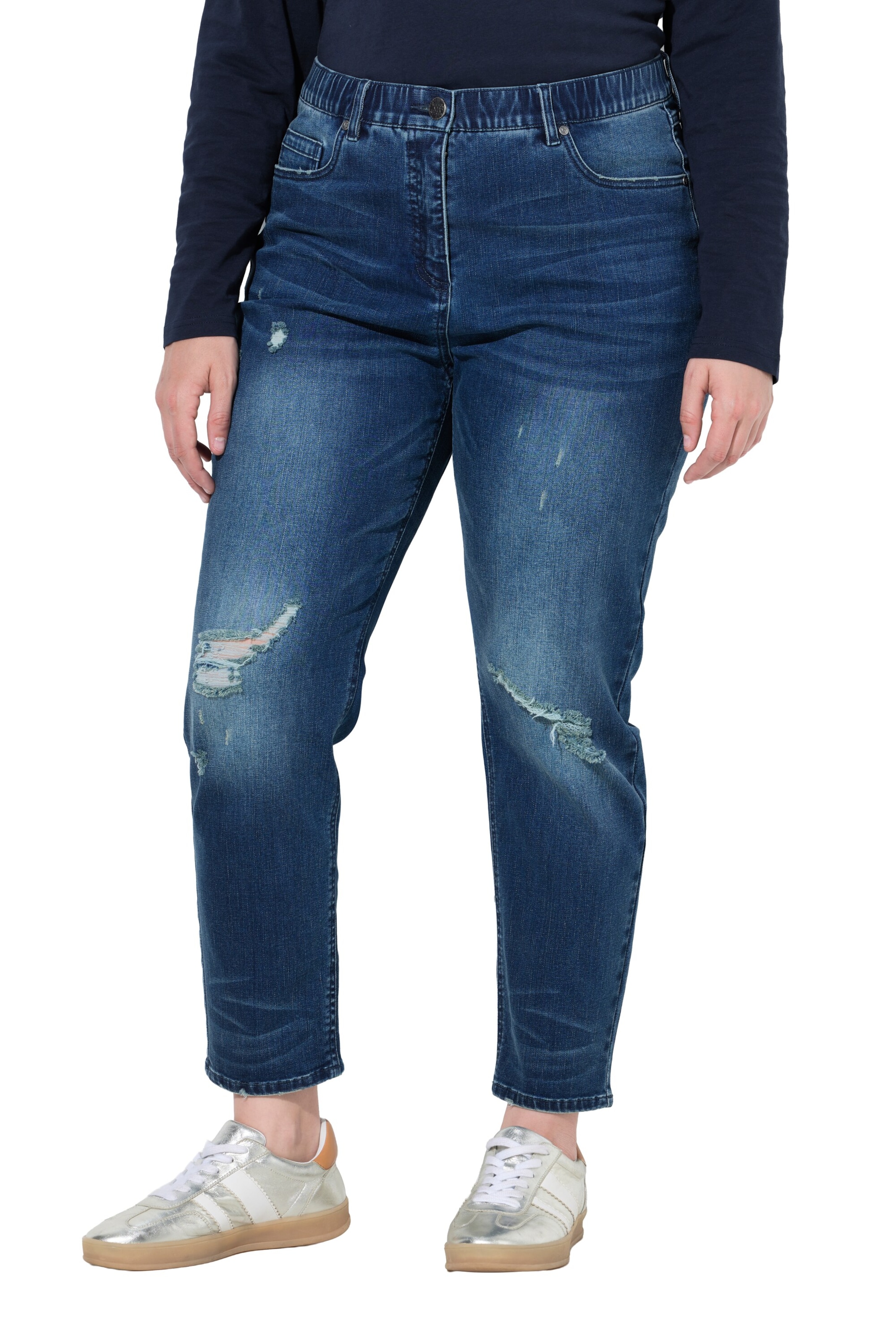 Ulla Popken Regular Jeans in Blue: front