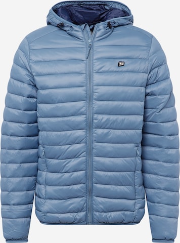 BLEND Winter Jacket in Blue: front