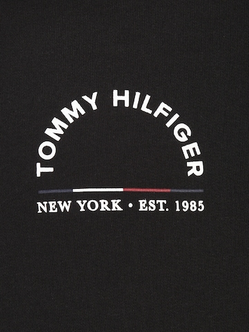 Tommy Hilfiger Big & Tall Mikina – černá