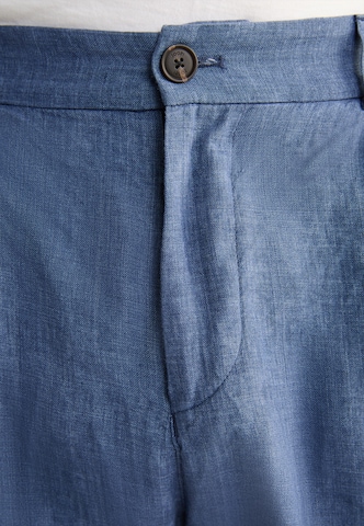 JOOP! Loose fit Pleat-Front Pants in Blue