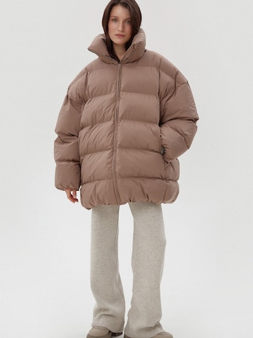 Estro Winter Jacket '11221' in Brown: front