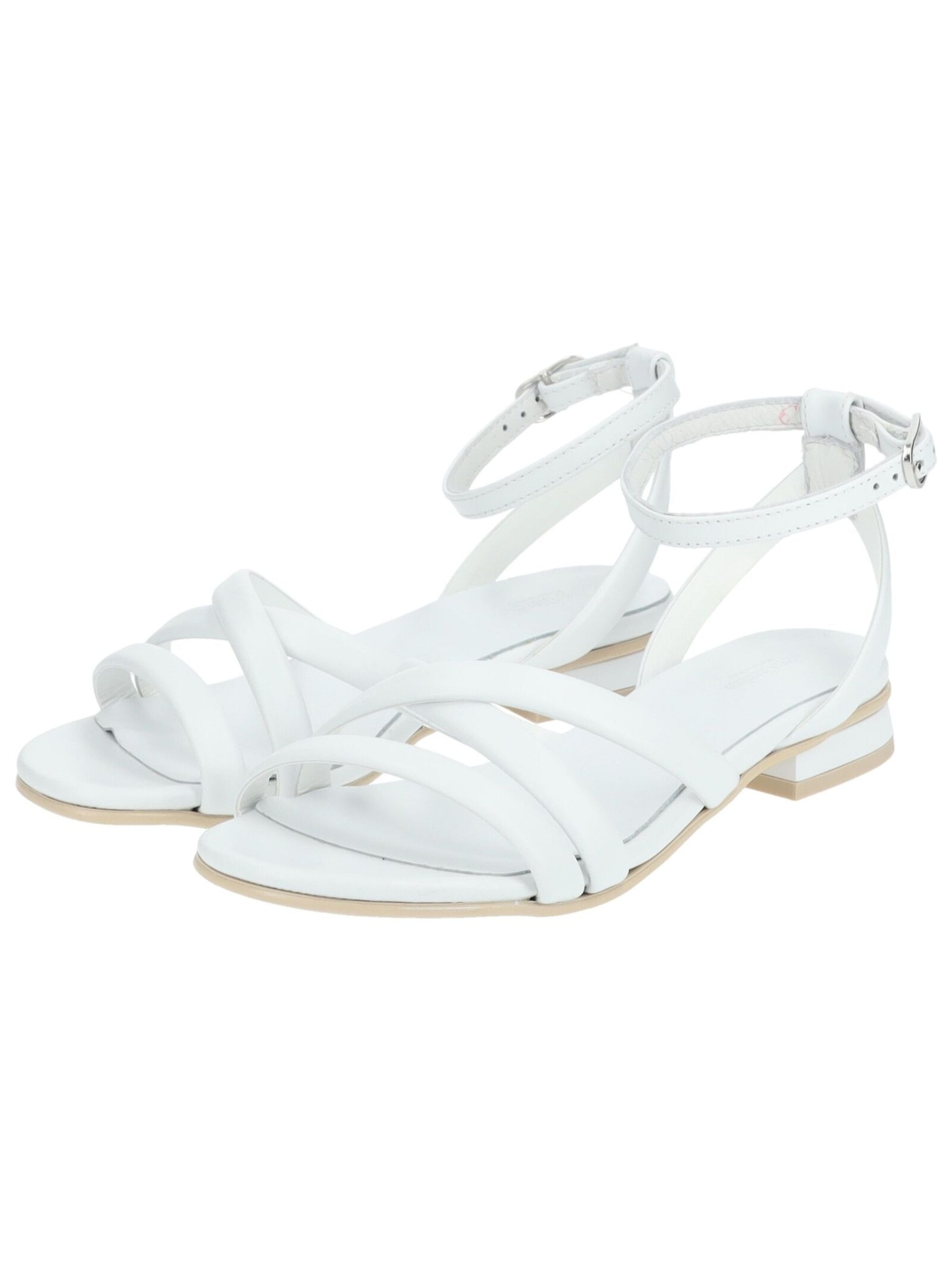 Nero Giardini Strap Sandals in White