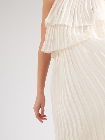 VILA Summer dress 'Chiffan' in Beige