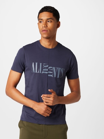 AllSaints Shirt 'NICO' in Blauw: voorkant