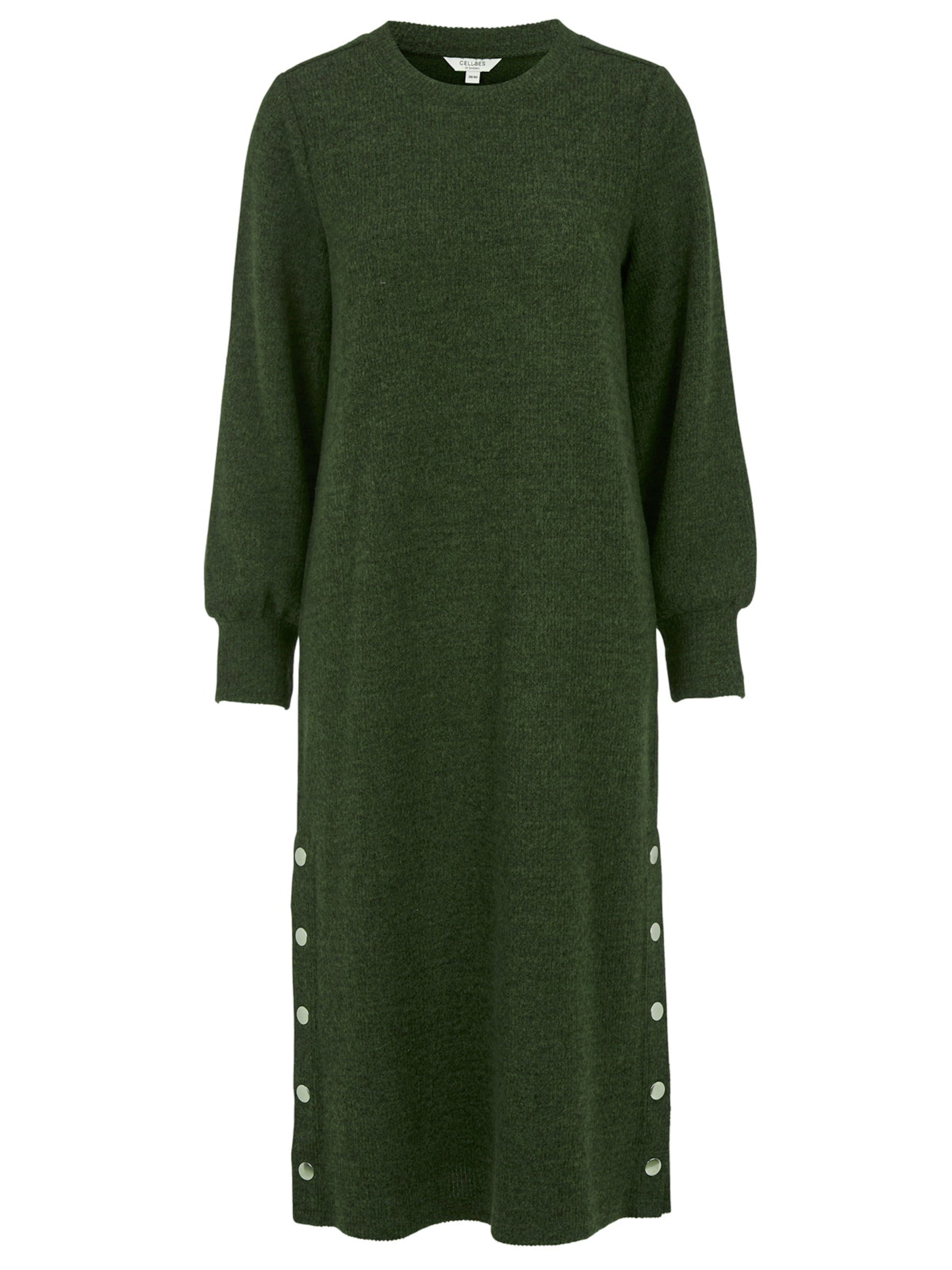 Cellbes of Sweden Knit dress in Green: front