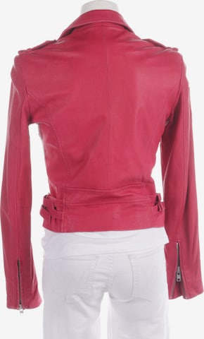 IRO Lederjacke / Ledermantel XXS in Rot