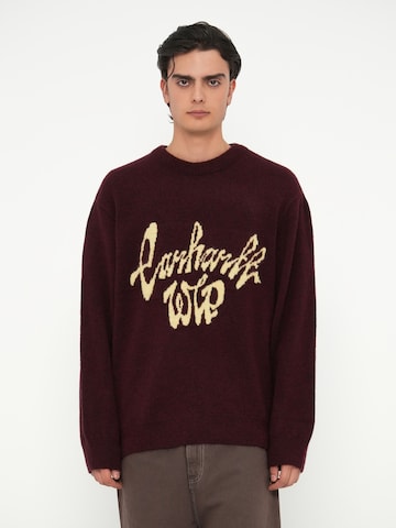Carhartt WIP Pullover 'Chedda' in Rot: Vorderseite