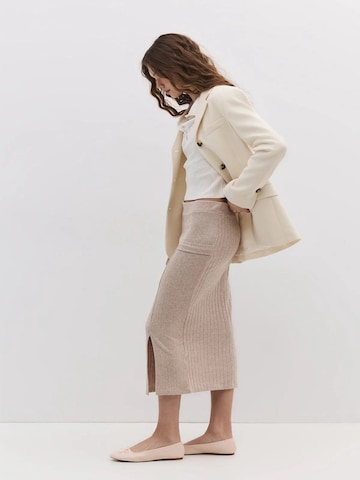 No Matter What Skirt in Beige