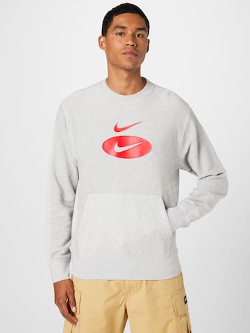 Nike Sportswear Sweatshirt in Grau: predná strana