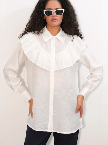 Bigdart Blouse in Wit