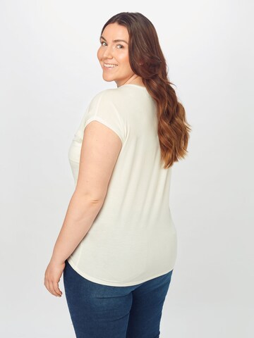 Vero Moda Curve T-Shirt 'Dava' in Weiß