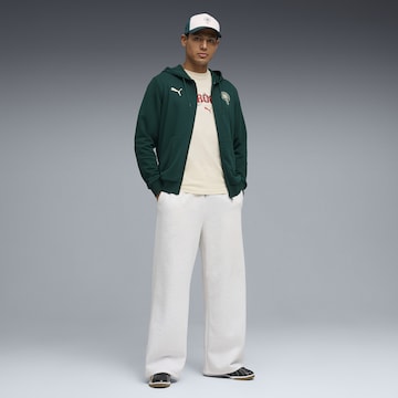 PUMA Sportsweatjacke 'ftblCulture' in Grün