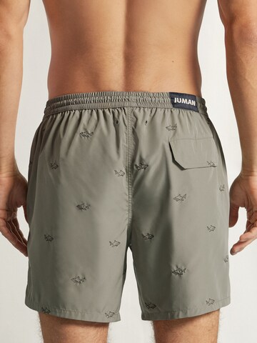 IUMAN Intimissimi Swim Trunks in Green