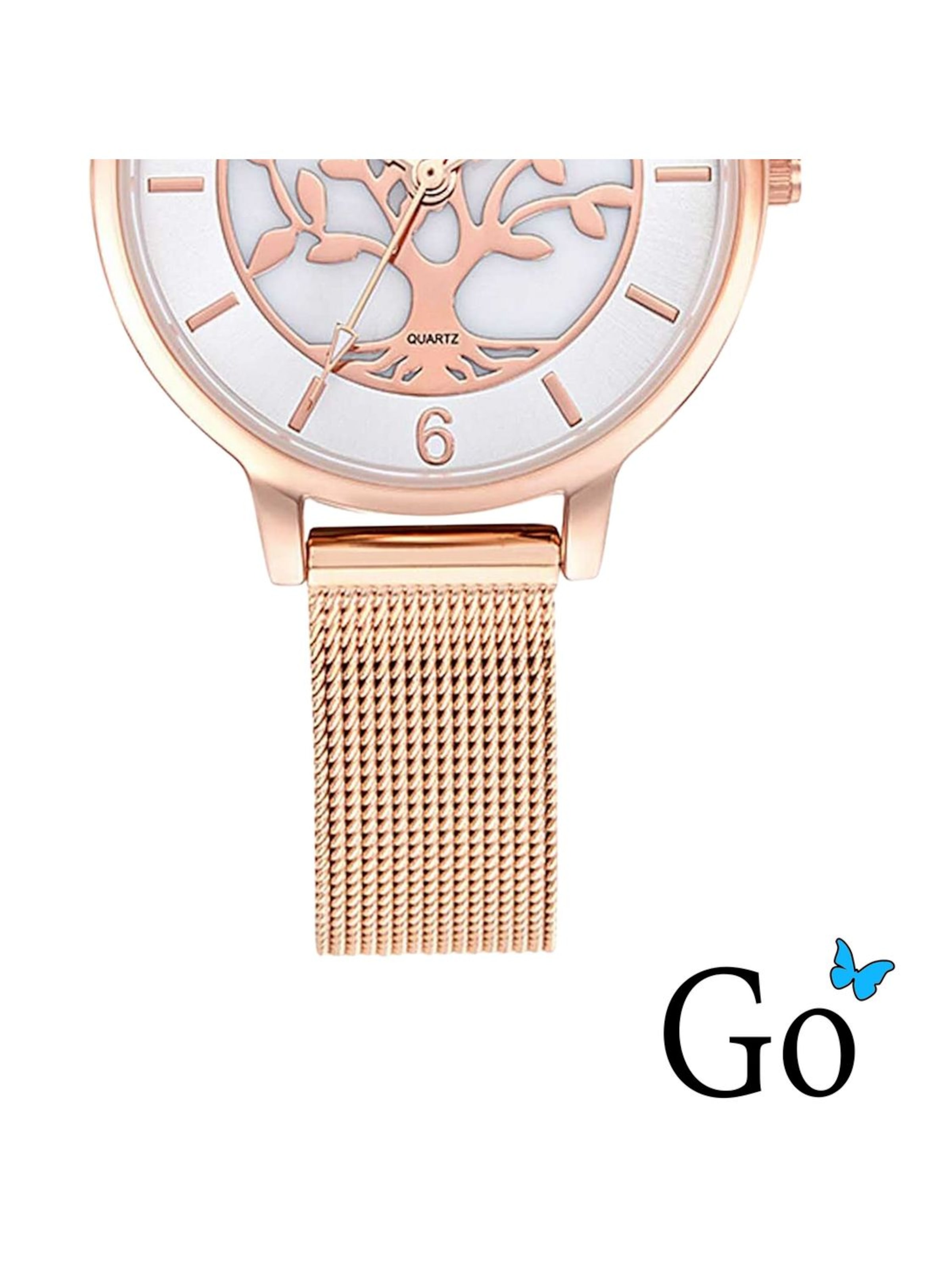 GO GirlOnly Analog watch in Gold