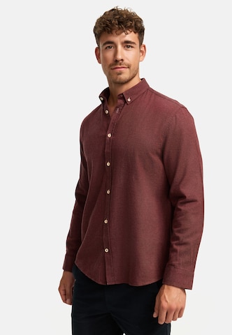 Kronstadt Regular fit Button Up Shirt 'Johan Diego' in Red