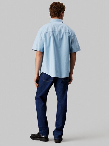 Coupe regular Chemise Calvin Klein Jeans en bleu