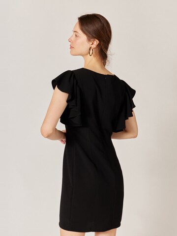 NAF NAFKoktel haljina 'Lenipraza' - crna boja