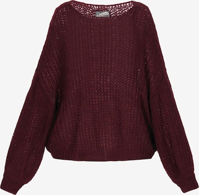 DreiMaster Vintage Oversized neulepaita värissä burgundin punainen, Tuotenäkymä