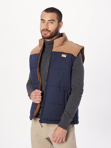 Iriedaily Vest in Blue: front