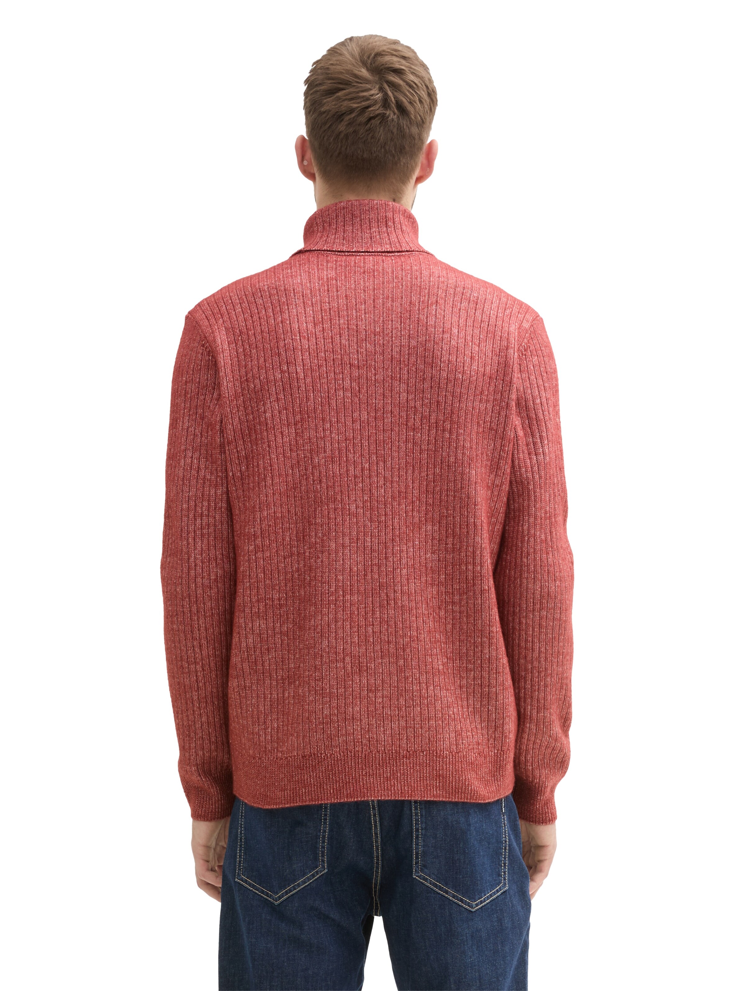 TOM TAILOR Sweater in Red