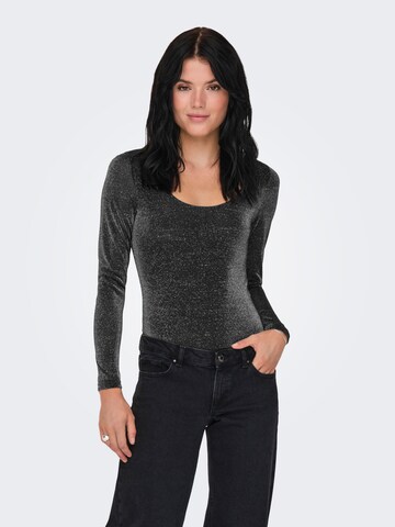 ONLY Shirt bodysuit 'ONLAMERA' in Black: front