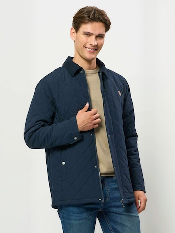 U.S. POLO ASSN. Jackets ' UMDitlev ' in Blau: Vorderseite