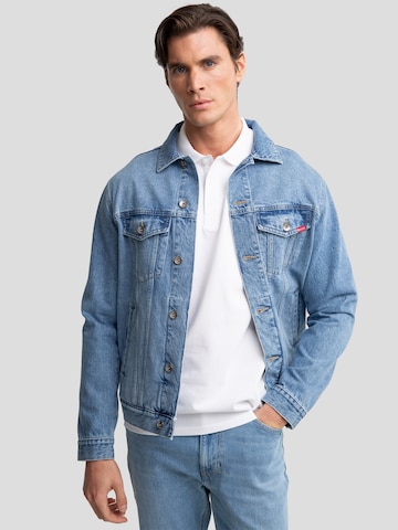 BIG STAR Tussenjas 'Charlie' in Blauw: voorkant